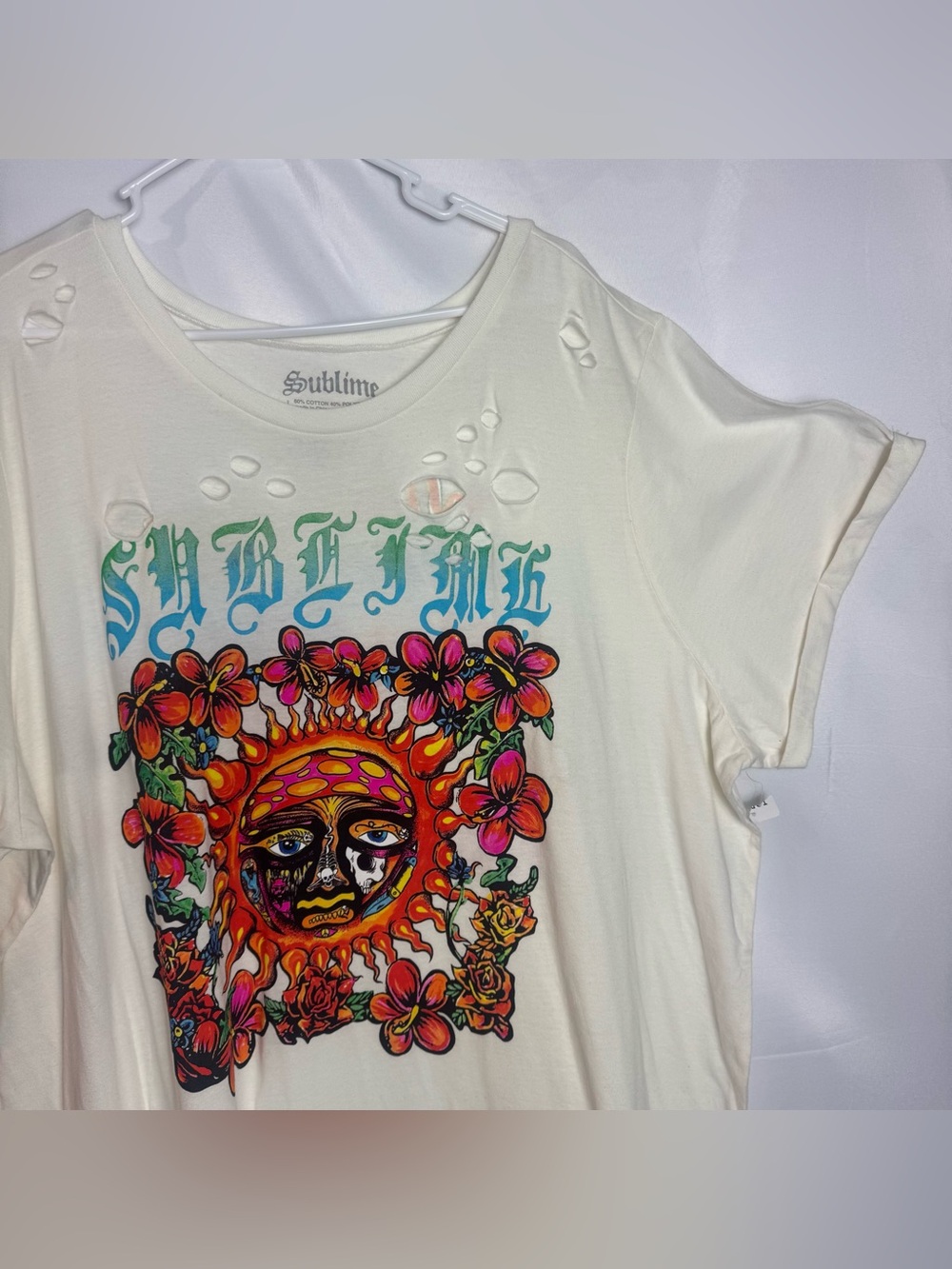 Torrid Sublime Side Tunic Band Logo Long Beach California Sz 4 Plus Sz NWT